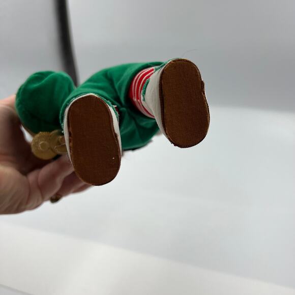 Annalee Mobilitee Sports Santa Tennis Red Green Doll Figurine Christmas 12" - Picture 4 of 8